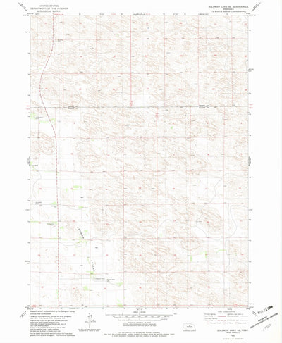 United States Geological Survey Goldman Lake SE, NE (1982, 24000-Scale) digital map