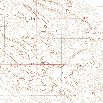 United States Geological Survey Goldman Lake SE, NE (1982, 24000-Scale) digital map