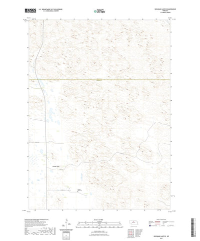 United States Geological Survey Goldman Lake SE, NE (2021, 24000-Scale) digital map