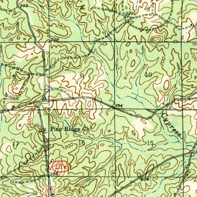 United States Geological Survey Goldonna, LA (1947, 62500-Scale) digital map