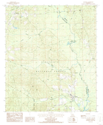 United States Geological Survey Goldonna, LA (1986, 24000-Scale) digital map