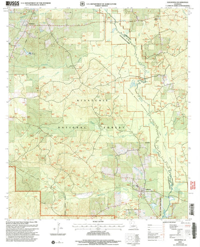 United States Geological Survey Goldonna, LA (2003, 24000-Scale) digital map