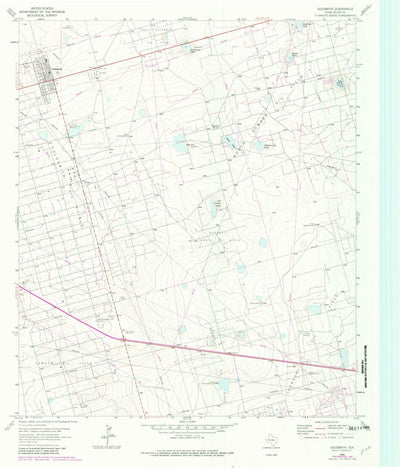 United States Geological Survey Goldsmith, TX (1965, 24000-Scale) digital map