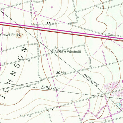 United States Geological Survey Goldsmith, TX (1965, 24000-Scale) digital map