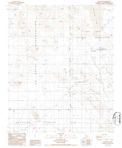 United States Geological Survey Goldstone, CA (1986, 24000-Scale) digital map