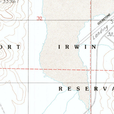 United States Geological Survey Goldstone, CA (1986, 24000-Scale) digital map