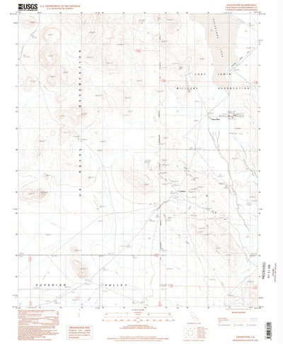 United States Geological Survey Goldstone, CA (1996, 24000-Scale) digital map