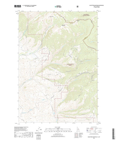 United States Geological Survey Goldstone Mountain, ID (2020, 24000-Scale) digital map
