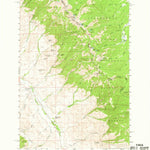 United States Geological Survey Goldstone Mountain, ID-MT (1956, 62500-Scale) digital map
