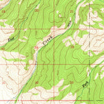 United States Geological Survey Goldstone Mountain, ID-MT (1956, 62500-Scale) digital map
