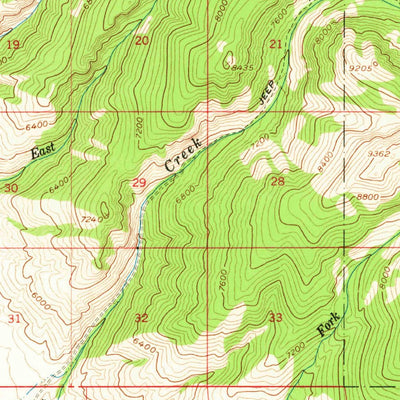 United States Geological Survey Goldstone Mountain, ID-MT (1956, 62500-Scale) digital map