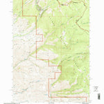 United States Geological Survey Goldstone Mountain, ID-MT (1997, 24000-Scale) digital map