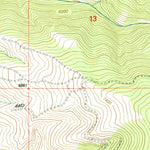United States Geological Survey Goldstone Mountain, ID-MT (1997, 24000-Scale) digital map