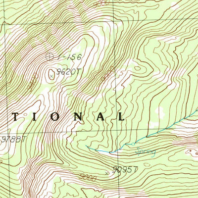United States Geological Survey Goldstone Pass, MT-ID (1989, 24000-Scale) digital map