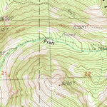 United States Geological Survey Goldstone Pass, MT-ID (1989, 24000-Scale) digital map