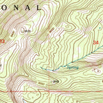 United States Geological Survey Goldstone Pass, MT-ID (1997, 24000-Scale) digital map