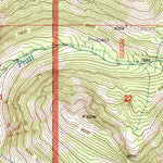 United States Geological Survey Goldstone Pass, MT-ID (1997, 24000-Scale) digital map