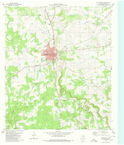 United States Geological Survey Goldthwaite, TX (1980, 24000-Scale) digital map