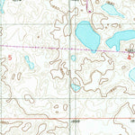 United States Geological Survey Goldwin SW, ND (1958, 24000-Scale) digital map