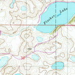 United States Geological Survey Goldwin SW, ND (1958, 24000-Scale) digital map
