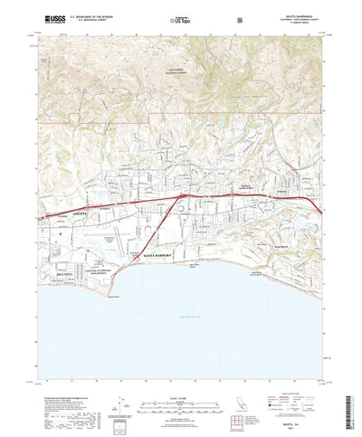 United States Geological Survey Goleta, CA (2022, 24000-Scale) digital map