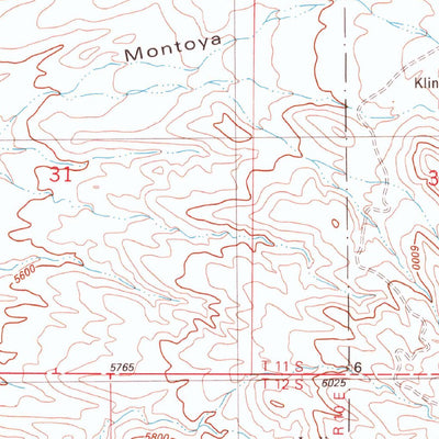 United States Geological Survey Golondrina Draw, NM (1981, 24000-Scale) digital map
