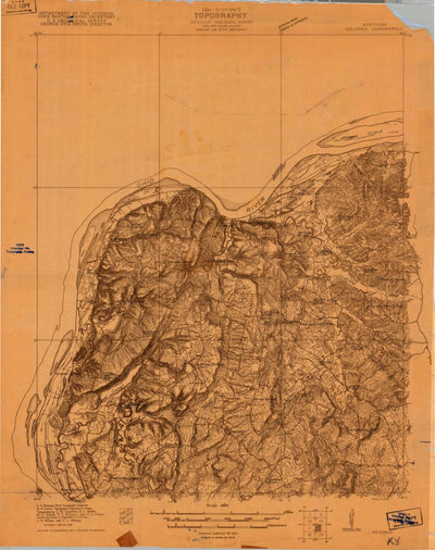 United States Geological Survey Goloonda, IL-KY (1920, 48000-Scale) digital map