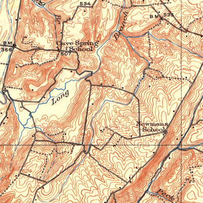 United States Geological Survey Goloonda, IL-KY (1921, 62500-Scale) digital map