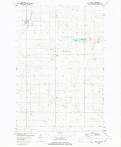 United States Geological Survey Golva, ND (1980, 24000-Scale) digital map