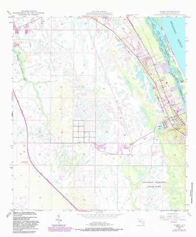 United States Geological Survey Gomez, FL (1948, 24000-Scale) digital map