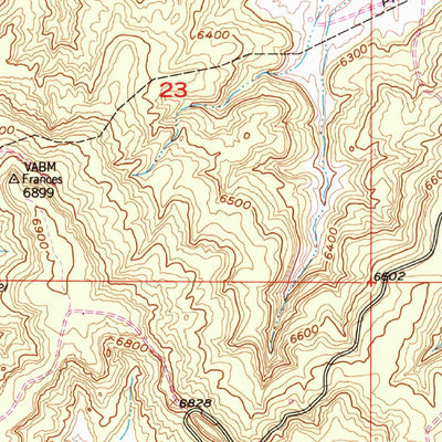 United States Geological Survey Gomez Ranch, NM (1954, 24000-Scale) digital map