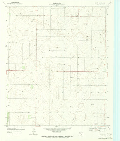 United States Geological Survey Gomez, TX (1969, 24000-Scale) digital map