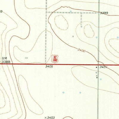United States Geological Survey Gomez, TX (1969, 24000-Scale) digital map