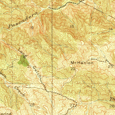 United States Geological Survey Gonzales, CA (1921, 62500-Scale) digital map