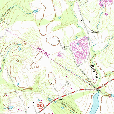 United States Geological Survey Gonzales North, TX (1962, 24000-Scale) digital map