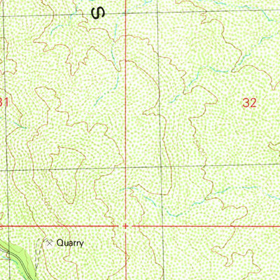 United States Geological Survey Gonzales Wash, AZ (1980, 24000-Scale) digital map