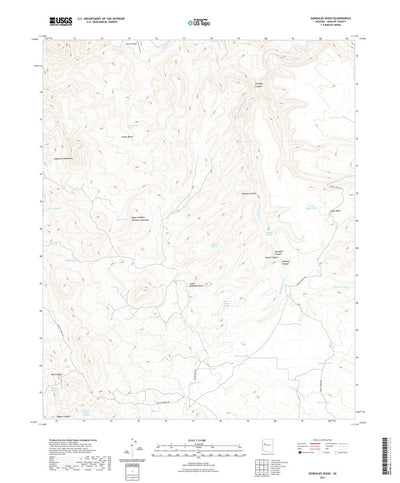 United States Geological Survey Gonzales Wash, AZ (2021, 24000-Scale) digital map