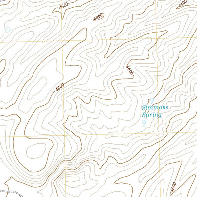 United States Geological Survey Gonzales Wash, AZ (2021, 24000-Scale) digital map
