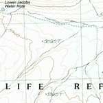 United States Geological Survey Gooch Lake, NV (1990, 24000-Scale) digital map