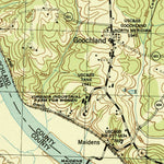 United States Geological Survey Goochland, VA (1943, 31680-Scale) digital map