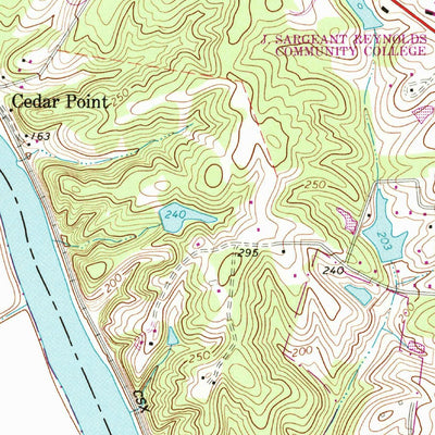 United States Geological Survey Goochland, VA (1968, 24000-Scale) digital map