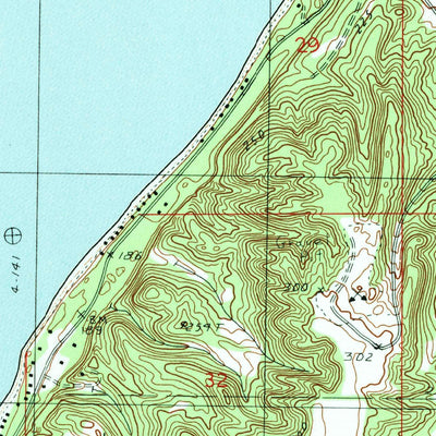 United States Geological Survey Good Harbor Bay, MI (1983, 25000-Scale) digital map