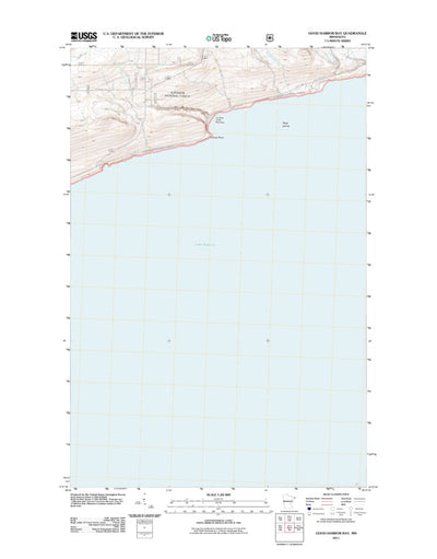 United States Geological Survey Good Harbor Bay, MN (2011, 24000-Scale) digital map
