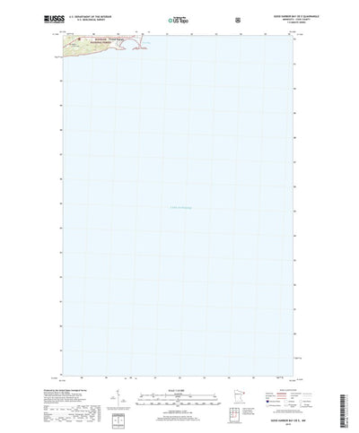United States Geological Survey Good Harbor Bay OE E, MN (2019, 24000-Scale) digital map