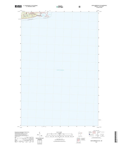 United States Geological Survey Good Harbor Bay OE E, MN (2022, 24000-Scale) digital map