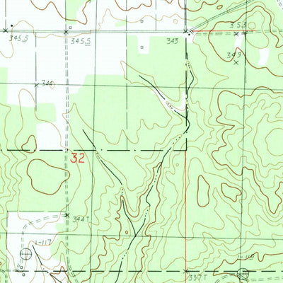United States Geological Survey Good Hart, MI (1982, 25000-Scale) digital map