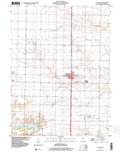 United States Geological Survey Good Hope, IL (1998, 24000-Scale) digital map