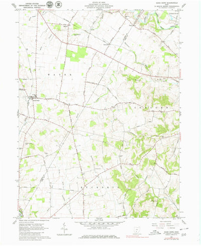 United States Geological Survey Good Hope, OH (1960, 24000-Scale) digital map