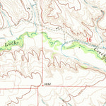 United States Geological Survey Good Luck Creek, MT (1967, 24000-Scale) digital map