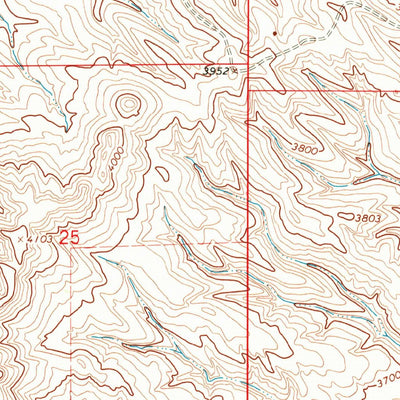 United States Geological Survey Good Luck Creek, MT (1967, 24000-Scale) digital map